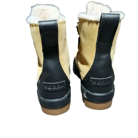 Sorel Tivoli IV Boots Womens Size 6 Beige Black - Picture 7 of 8